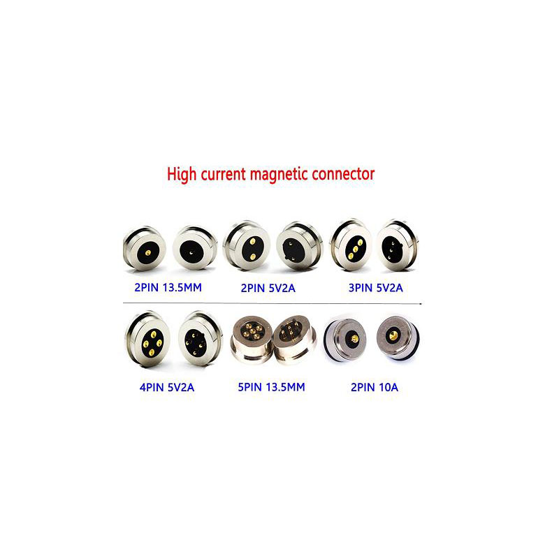 2pin/3pin/4pin/5pin/6pin mágneses férfi és női pogo pin csatlakozó LED-hez
